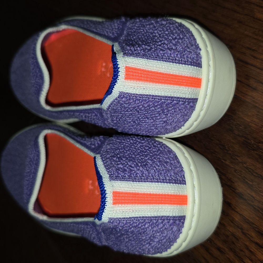 Rothys Amethyst Purple Terry Slip On Sneakers Shoes Cute Comfy Womens size 6 - Picture 8 of 13